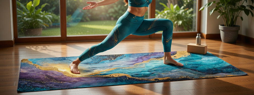 Vela™ Cosmic Nebula Art Travel Yoga Towel - Ultra-Light & Non-Slip